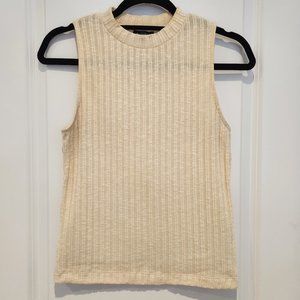 Dynamite Ribbed Mock Neck Tank | Sz S